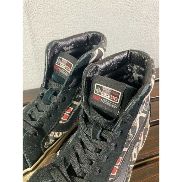 NES Nintendo Controller Vans‎ Shoes High Top Exclusive 721277 Mens 5.5 Womens 7 - Picture 7 of 14
